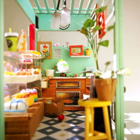 Puzzle 3D Ice Cream Station, Iluminare Led, Rolife [5]