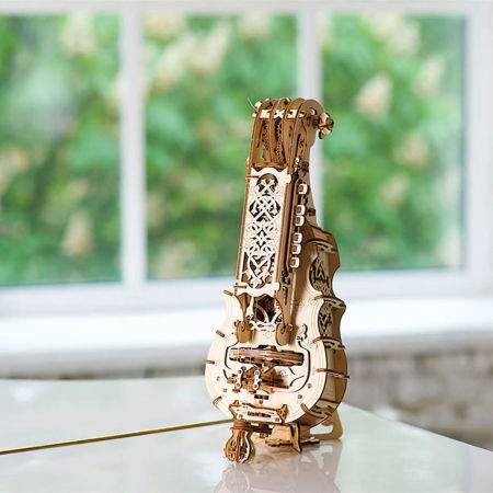 Puzzle 3D Instrument Muzical - Vioara din Lemn Ugears [1]