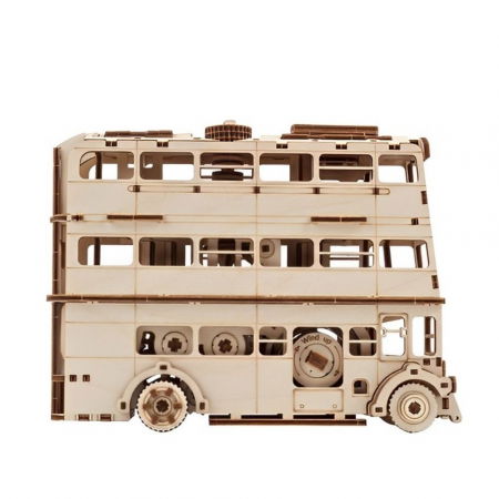 Puzzle 3D Knight Bus din lemn, Ugears [8]