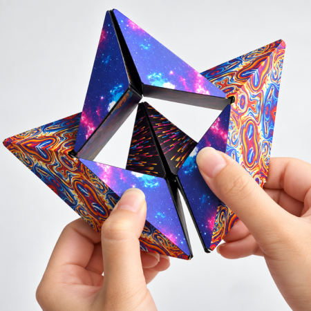 Puzzle 3D Magic Cub Magnetix cu peste 70 de forme [3]