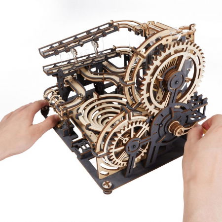 Puzzle 3D Marble Night City, Lemn, Robotime [7]