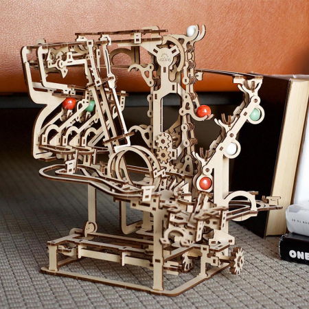 Puzzle 3D Marble Run Chain, Ugears [2]