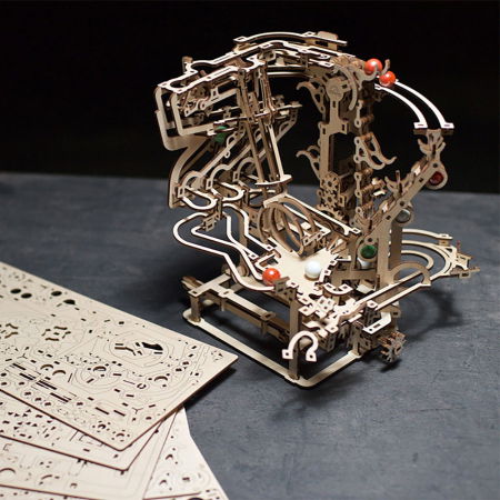 Puzzle 3D Marble Run Chain, Ugears [3]