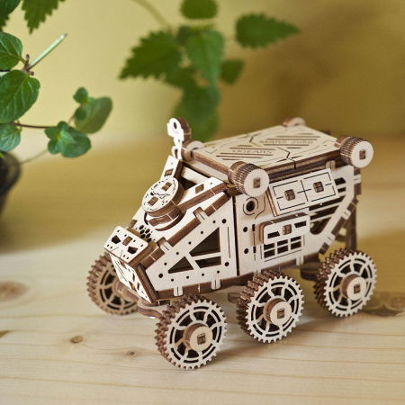 Puzzle 3D Mars Buggy din lemn Ugears [1]