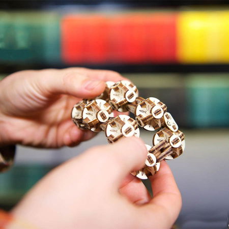 Puzzle 3D Model Flexi-cubus din lemn Ugears [0]