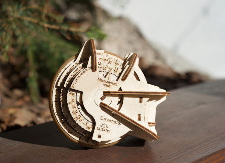 Puzzle 3D Model STEM Curbimetru din lemn Ugears [5]