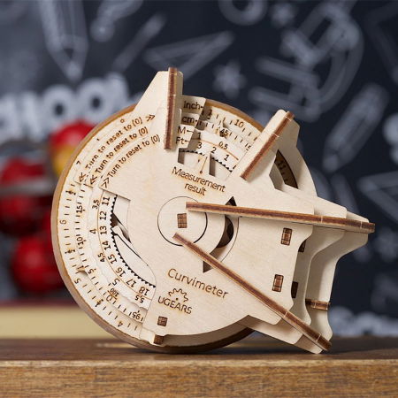 Puzzle 3D Model STEM Curbimetru din lemn Ugears [0]