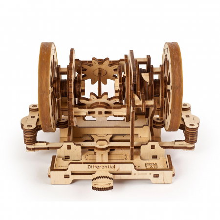 Puzzle 3D STEM Diferentialul din lemn Ugears [1]