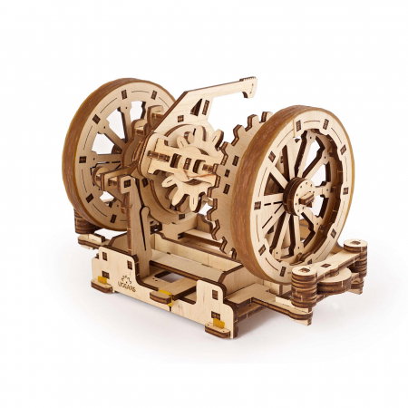 Puzzle 3D STEM Diferentialul din lemn Ugears [3]