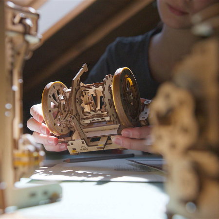 Puzzle 3D STEM Diferentialul din lemn Ugears [0]