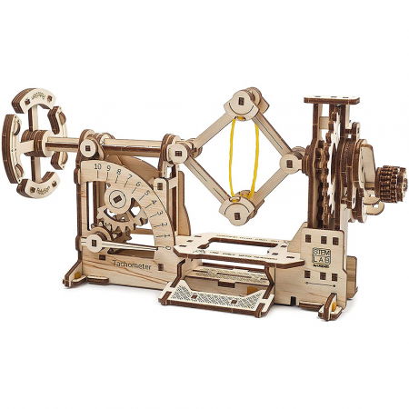 Puzzle 3D Tahometru, Ugears [7]