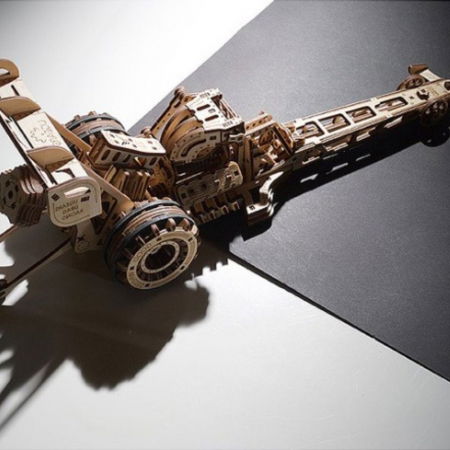Puzzle 3D Top Fuel Dragster din lemn, Ugears [1]