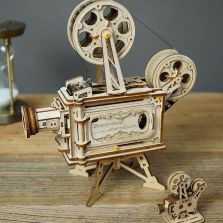 Cadouri pentru Sot - Puzzle 3D Vitascope, Lemn, Robotime