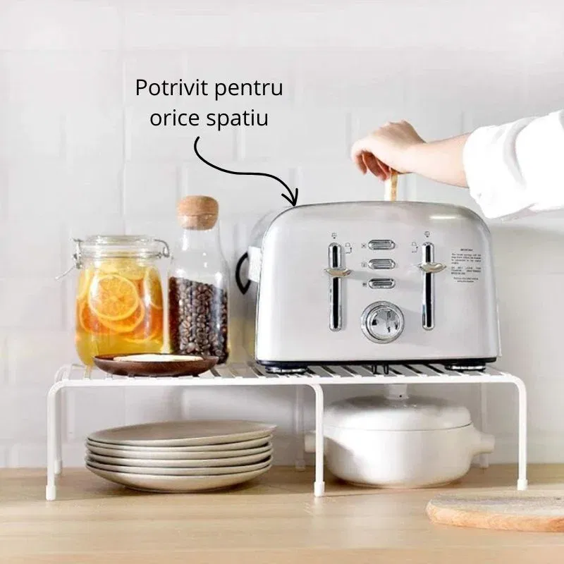 Raft organizator metalic pentru vase [2]