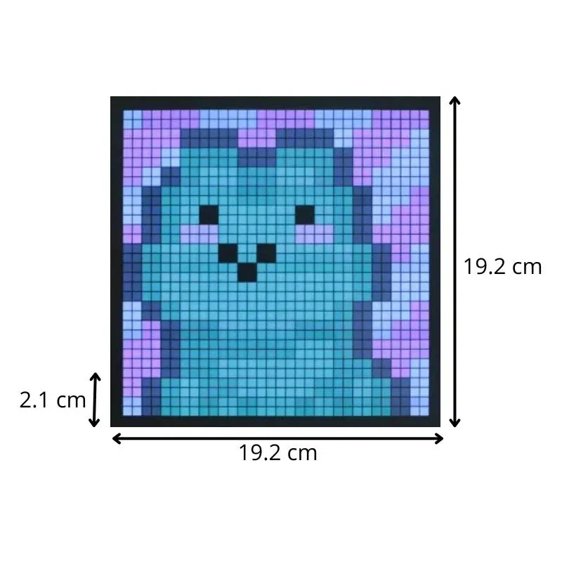 Rama Foto Digitala Pixel Art Display LED RGB cu aplicatie smart [11]