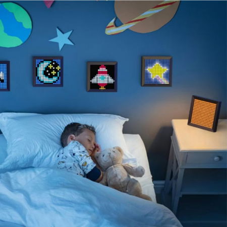 Rama Foto Digitala Pixel Art Display LED RGB cu aplicatie smart [3]