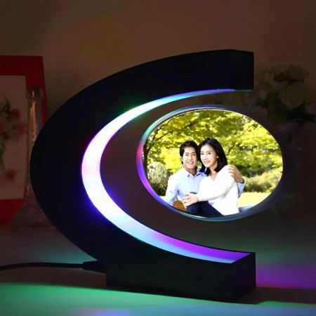 Rama foto magnetica levitanta cu iluminare RGB [1]