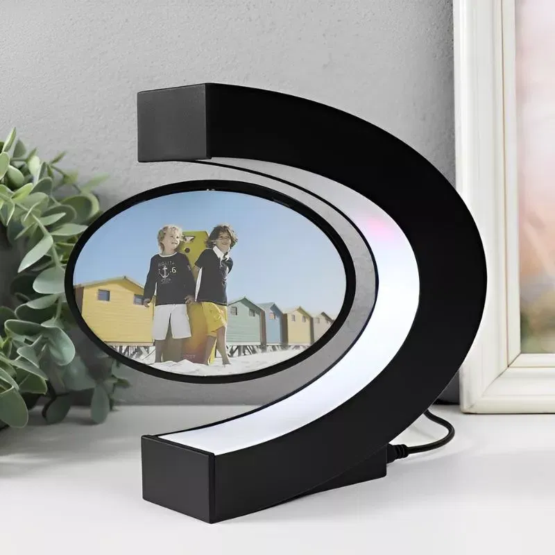 Rama foto magnetica levitanta cu iluminare RGB [8]