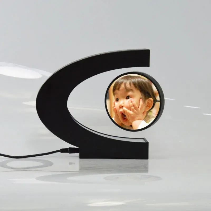 Rama foto magnetica levitanta cu iluminare RGB [4]