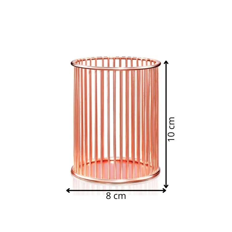 Suport birou rose gold metalic – acasa, scoala sau beauty studio [4]