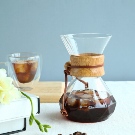Recipient pentru cafea din sticla Coffee Time V60  cadoul ideal pentru barista [4]
