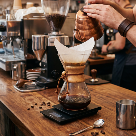 Recipient pentru cafea din sticla Coffee Time V60  cadoul ideal pentru barista [3]