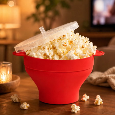 Cele mai noi - Recipient pliabil pentru popcorn la microunde