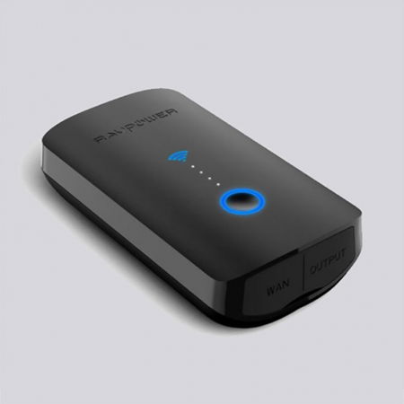 Router Wireless Portabil - Filehub RavPower RP-WD03, Cititor Carduri, Baterie Externa 6000mAh [0]