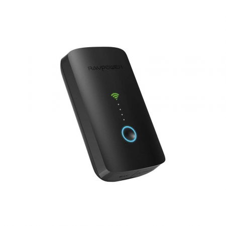 Router Wireless Portabil - Filehub RavPower RP-WD03, Cititor Carduri, Baterie Externa 6000mAh [7]
