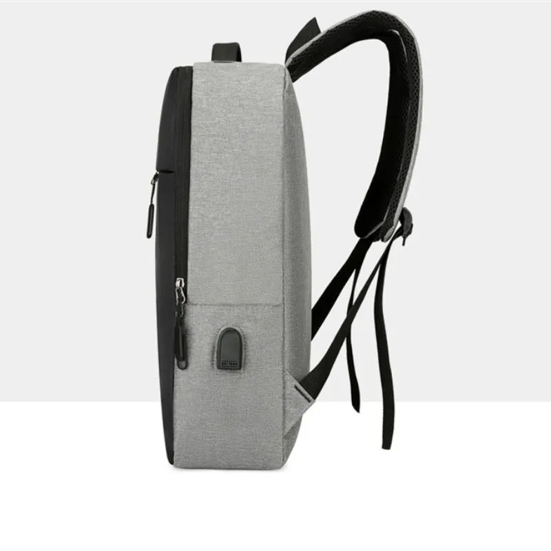 Rucsac Laptop Business cu USB Gri [4]