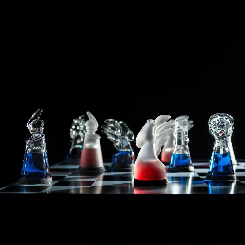 Sah la shoturi, Joc de petrecere Sah cu pahare shot [0]