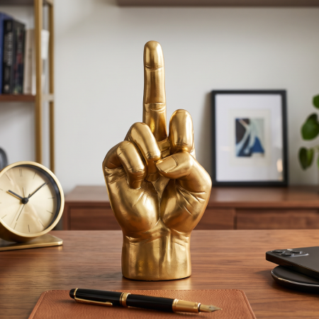 Cadouri Haioase - Sculptura amuzanta Middle Finger