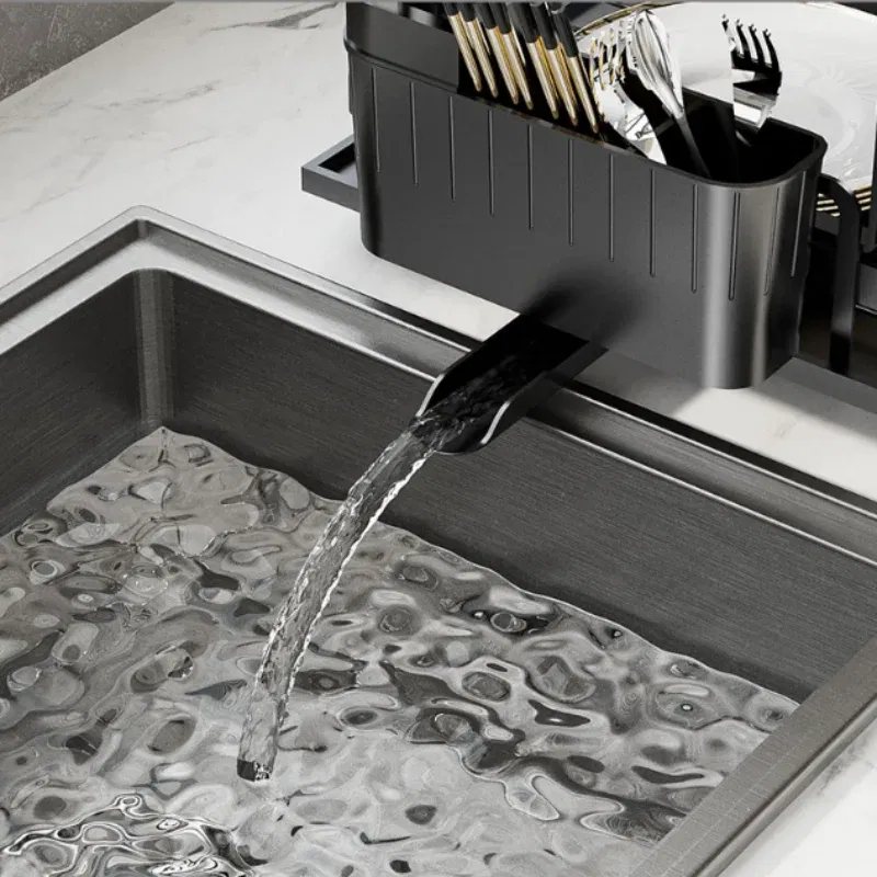 Scurgator vase cu suport pentru tacamuri [3]