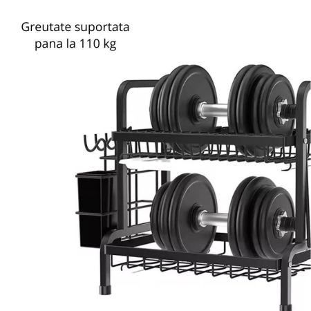Scurgator vase pe doua nivele cu suport tacamuri [7]