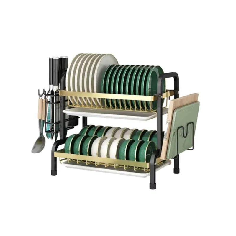 Scurgator vase pe doua nivele cu suport tacamuri [2]