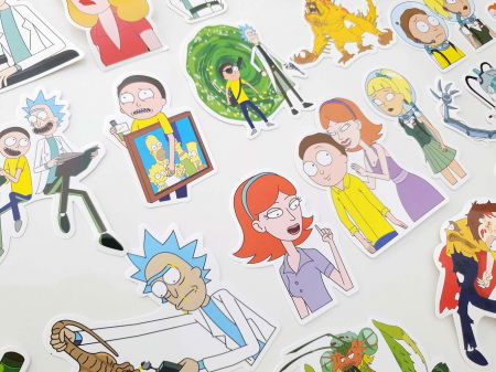 Set 50 stickere laptop Rick and Morty [5]