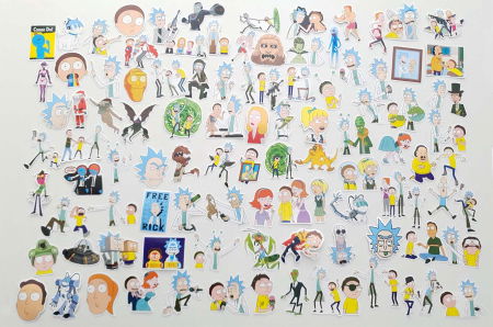 Set 50 stickere laptop Rick and Morty [1]