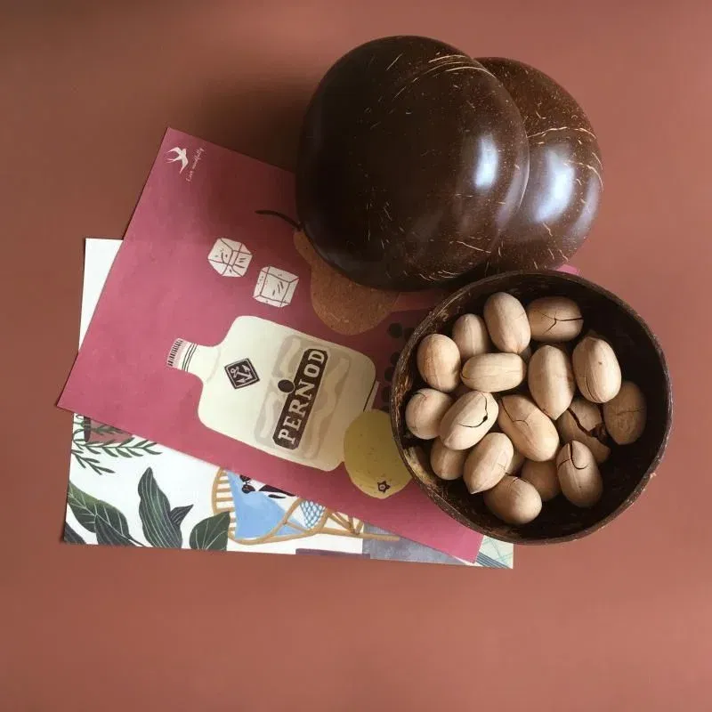 Set 2 boluri din coaja de nuca de cocos [3]