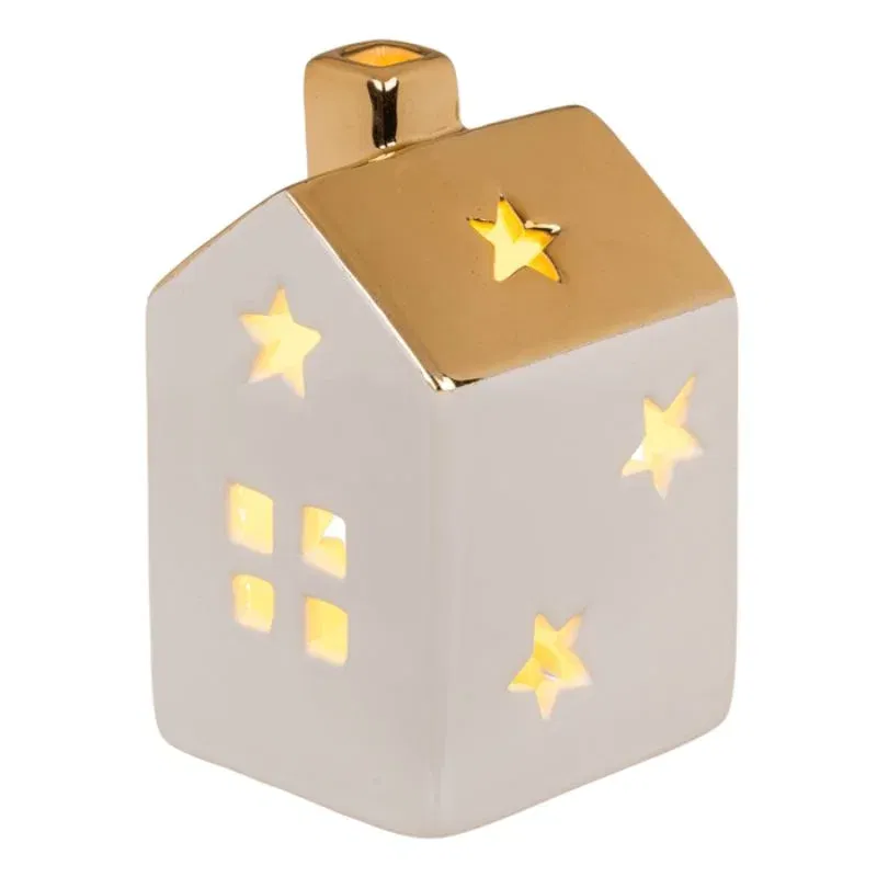 Set 2 casute magice de Craciun cu LED [2]