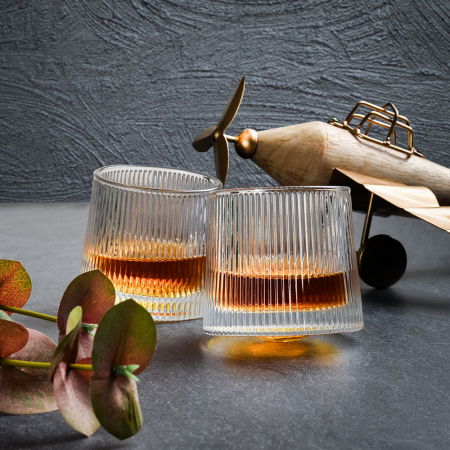 Set 2 Pahare whiskey, Deluxe Rotating Vertical [1]