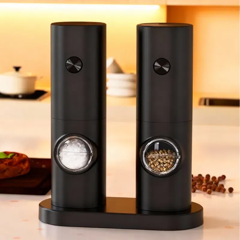 Cele mai noi - Set 2 rasnite electrice pentru sare si piper