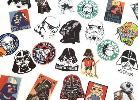 Set 25 stickere laptop Star Wars [5]