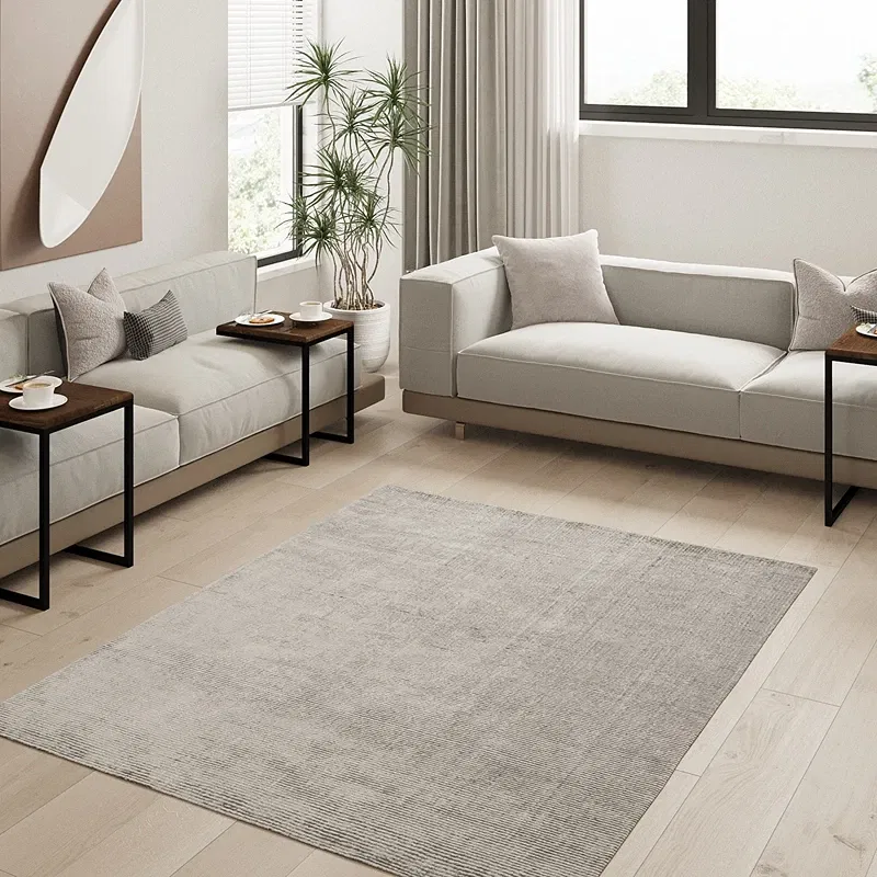 Set 3 masute suprapuse Ege, nuc, design clasic, picioare metalice, 46 cm [0]