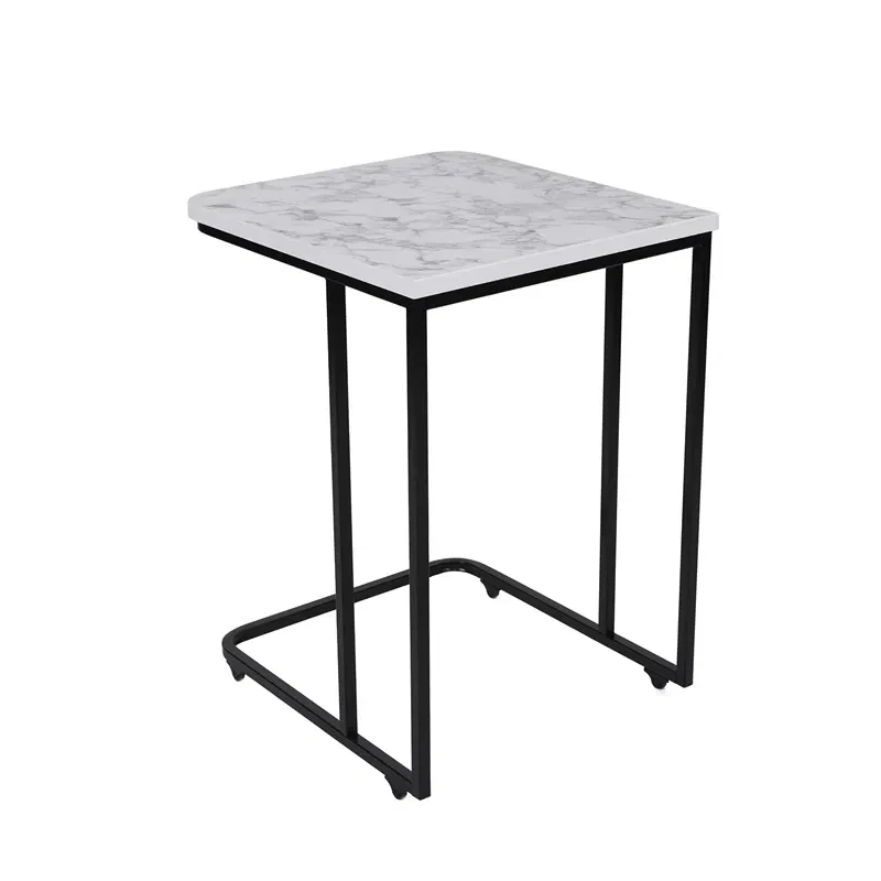 Set 3 mese suprapuse Zigon, alb negru, structura metalica [4]