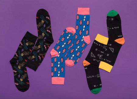 Set 3 perechi sosete colorate cu energie [1]