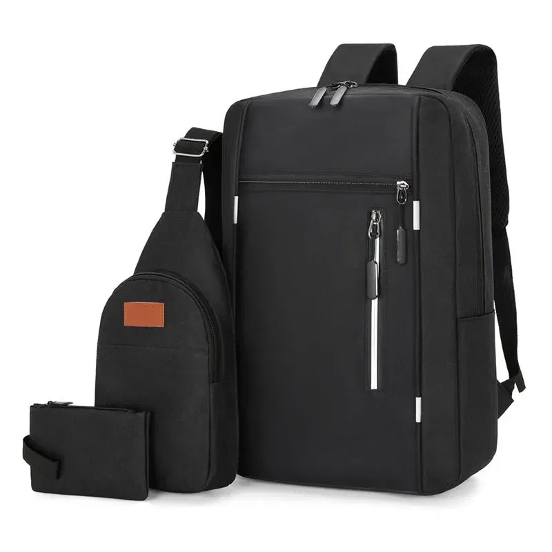 Set 3 piese Rucsac Smart Pack Negru [3]