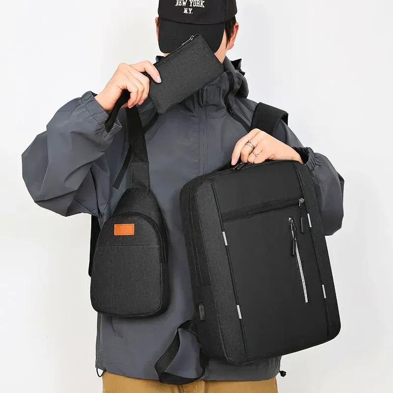 Cadouri Majorat - Set 3 piese Rucsac Smart Pack Negru