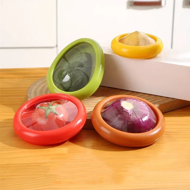 Cele mai noi - Set 4 capace reutilizabile pentru fructe si legume