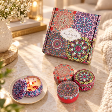 Set 4 Lumanari Parfumate, Bohemian Dreams [2]