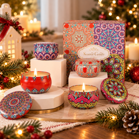 Set 4 Lumanari Parfumate, Bohemian Dreams [0]